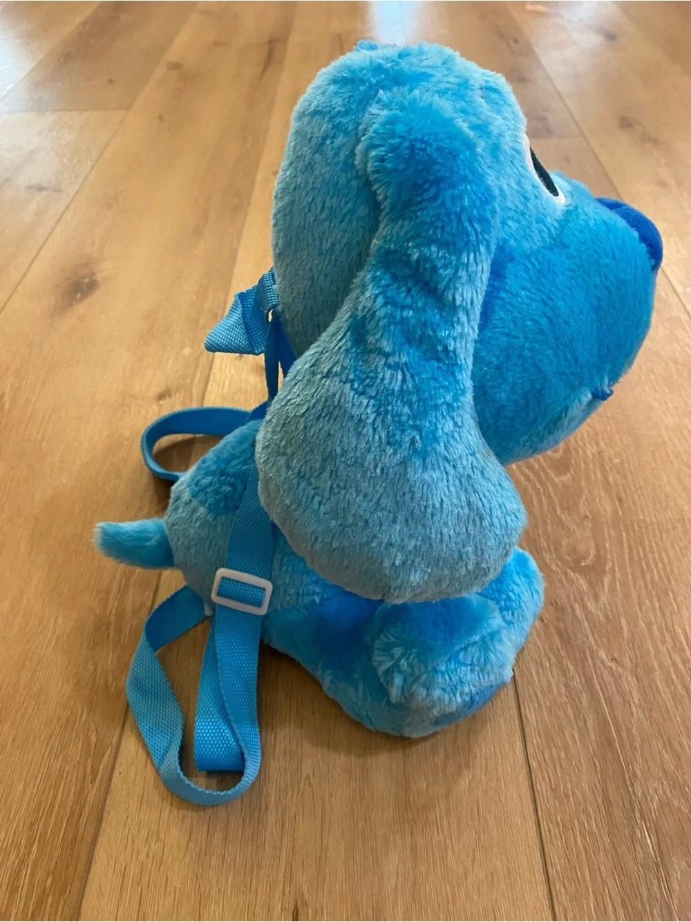 Nickelodeon Blue's Clues & You Plush Blue Pouch Backpack Kidcore Animation Show